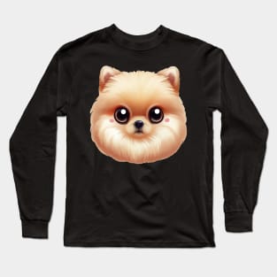 Pomeranian Portrait Perfection Long Sleeve T-Shirt